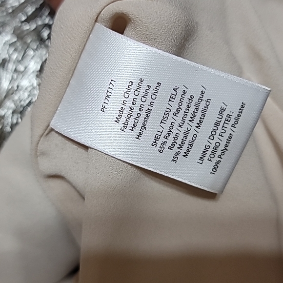 Rachel Zoe fringe metallic blouse - Picture 7 of 7